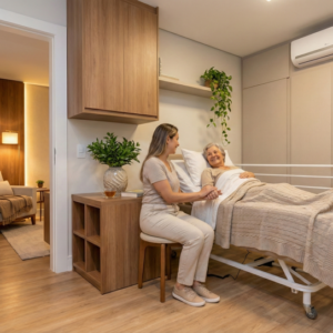 Cama hospitalar com Elevação para Residência