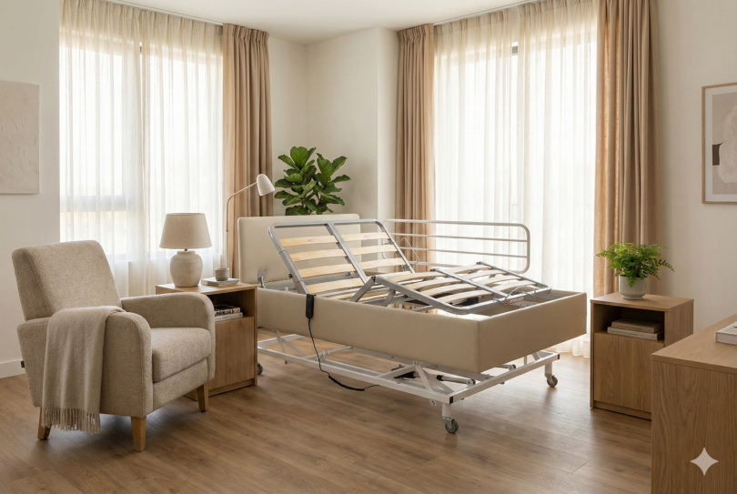 Cama Casal Hospitalar com Elevação - Imagem 3
